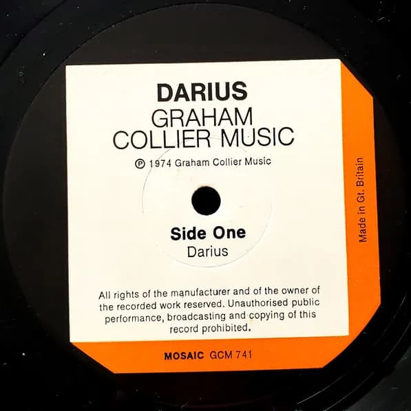 Graham Collier Music — Darius