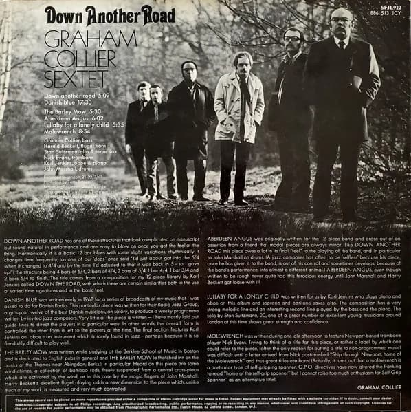 Graham Collier Sextet — Down Another Road