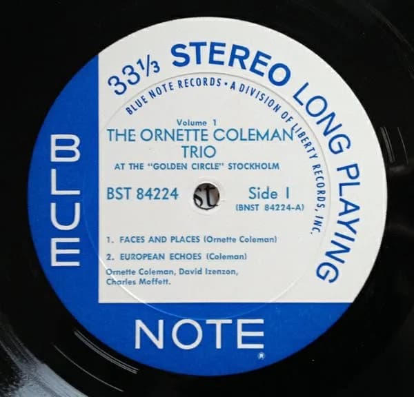 The Ornette Coleman Trio — At The "Golden Circle" Stockholm (Volume One)