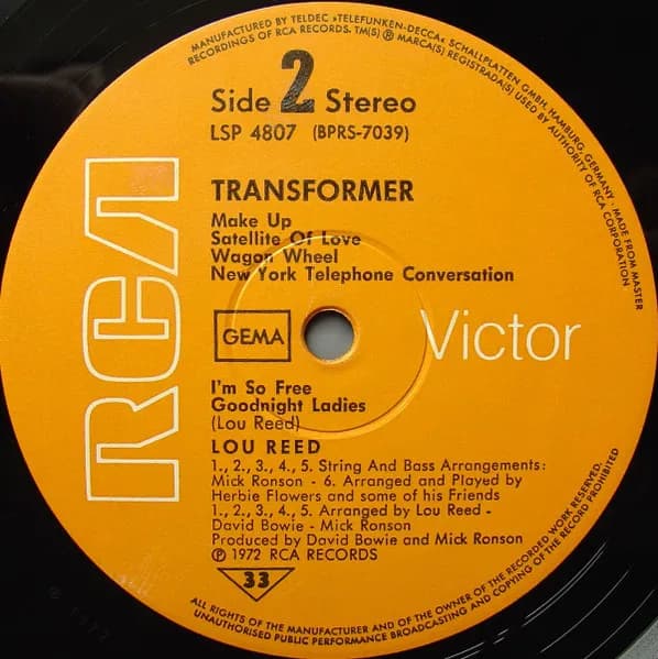 Lou Reed — Transformer