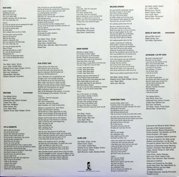 Tom Waits — Rain Dogs