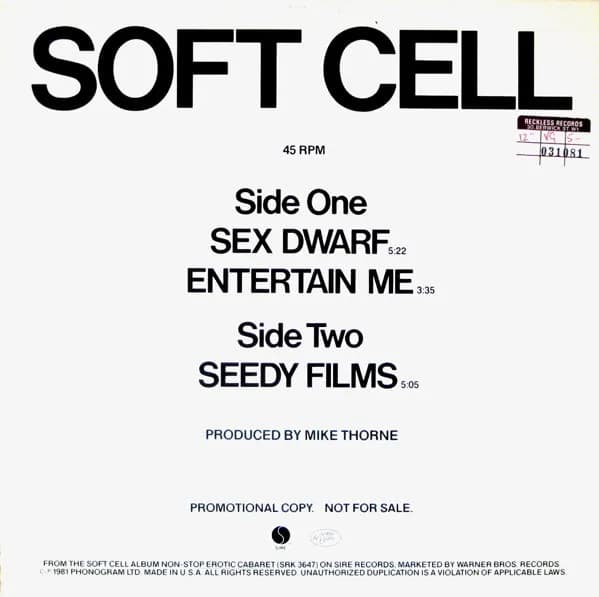 Sex Dwarf / Entertain Me / Seedy Films