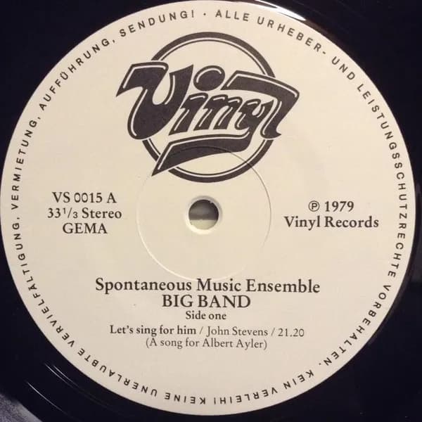 Spontaneous Music Ensemble — Live Big Band And Quartet