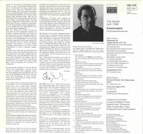 Tilo Medek — Schattenspiele