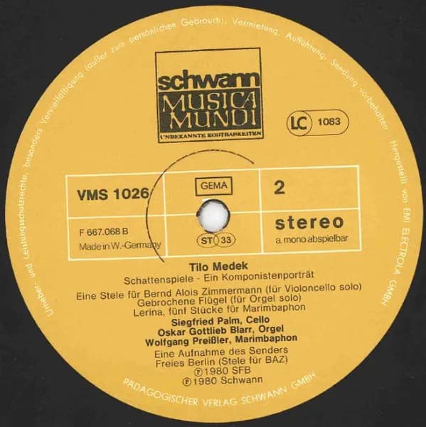Tilo Medek — Schattenspiele