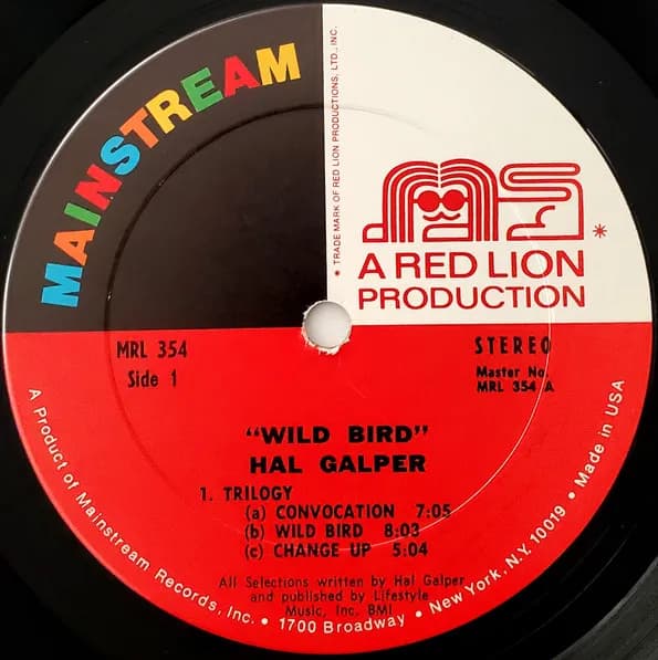 Hal Galper — Wild Bird