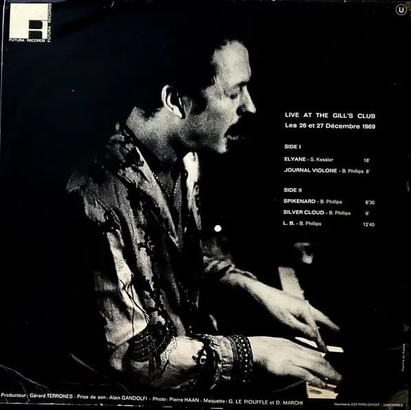 Siegfried Kessler, Barre Phillips, Steve McCall — Live At The "Gill's Club"