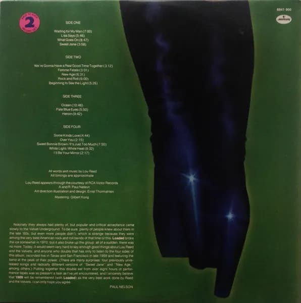 The Velvet Underground — 1969 Velvet Underground Live With Lou Reed