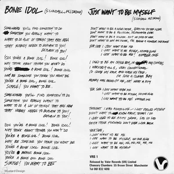 The Drones — Bone Idol / Just Want To Be Myself