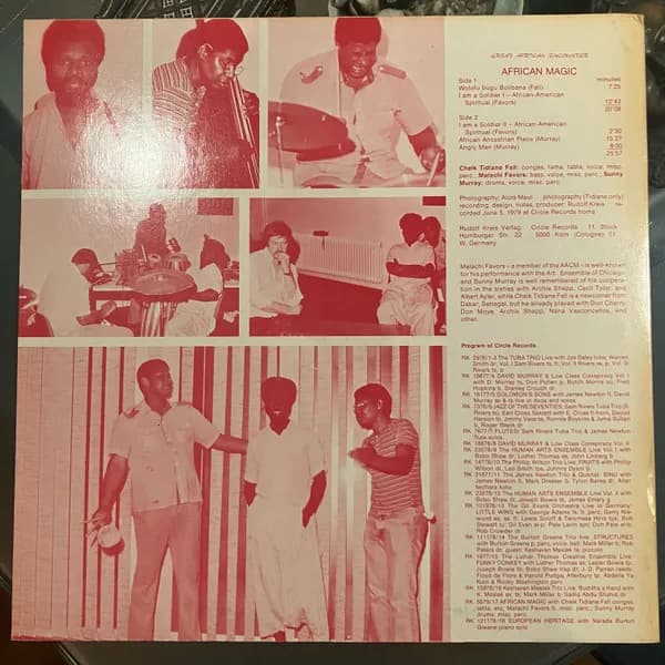 Cheikh Tidiane Fall, Malachi Favors, Sunny Murray — African Magic