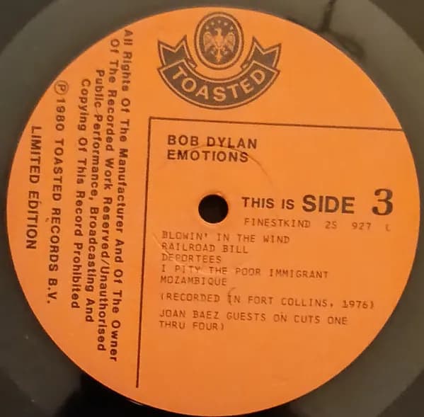 Bob Dylan — Emotions