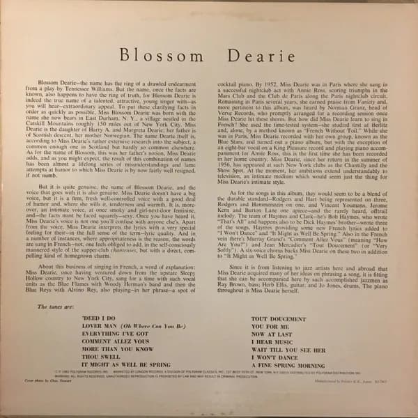 Blossom Dearie — Blossom Dearie