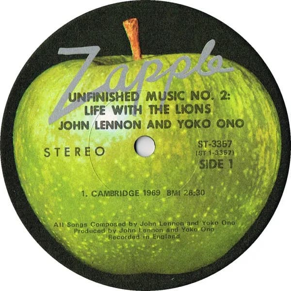 John Lennon & Yoko Ono — Unfinished Music No. 2: Life With The Lions