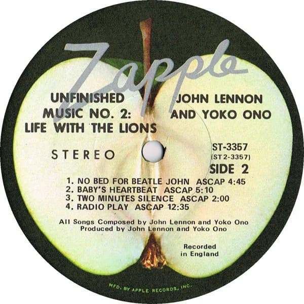 John Lennon & Yoko Ono — Unfinished Music No. 2: Life With The Lions
