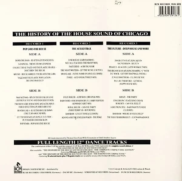 Various — The History Of The House Sound Of Chicago (...From The Very Beginning...) - The Story Continues