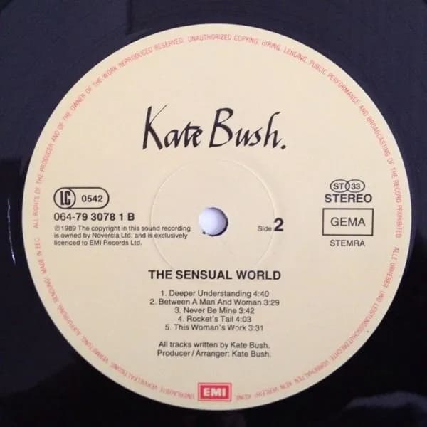 Kate Bush — The Sensual World