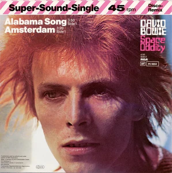 David Bowie — Alabama Song / Amsterdam / Space Oddity