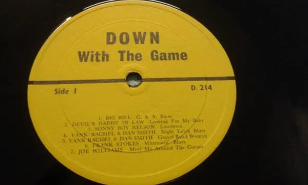Various — Down With The Game Volume 3: Vintage Country Blues