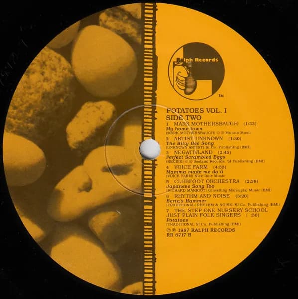 Various — Potatoes (A Collection Of Folk Songs From Ralph Records - Vol. 1)