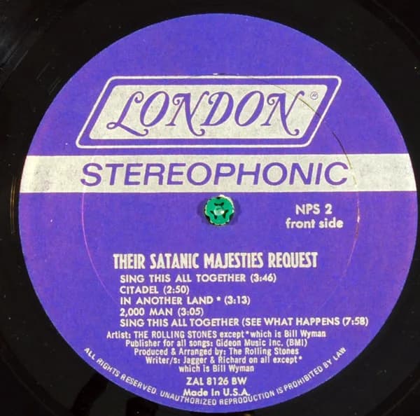 The Rolling Stones — Their Satanic Majesties Request
