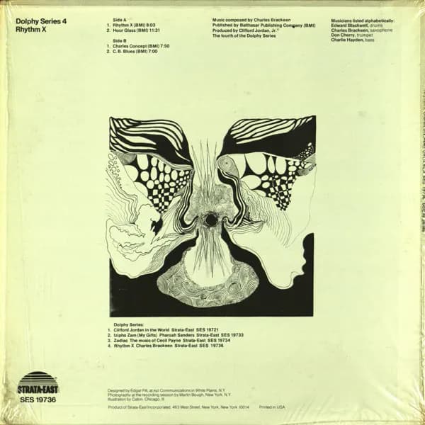 Charles Brackeen — Rhythm X (The Music Of Charles Brackeen)