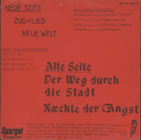Die Asphaltindianer — Asphaltindianer