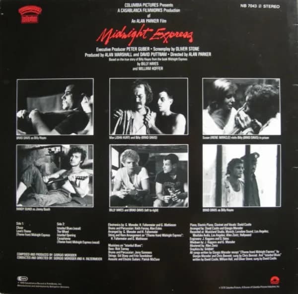Giorgio Moroder — Midnight Express (Music From The Original Motion Picture Soundtrack)