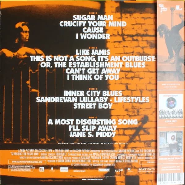 Sixto Rodriguez — Searching For Sugar Man - Original Motion Picture Soundtrack