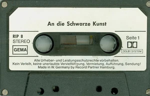 An Die Schwarze Kunst — An Die Schwarze Kunst