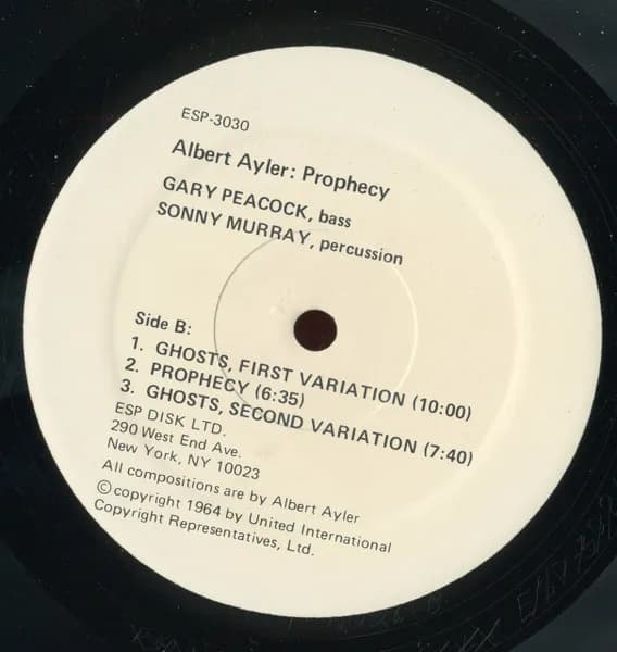 Albert Ayler — Prophecy