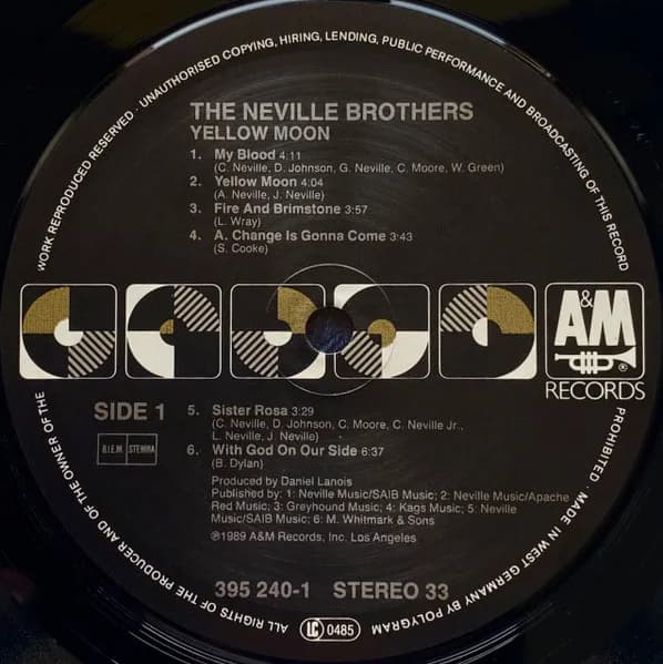 The Neville Brothers — Yellow Moon