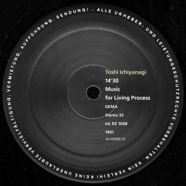 Toshi Ichiyanagi / Maki Ishii — Music For Living Process / Cho-Etsu
