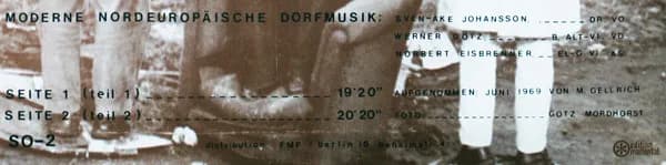 Moderne Nordeuropäische Dorfmusik — West-Berliner Stadtmusik 1969