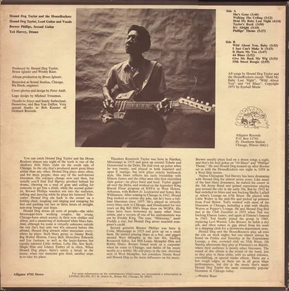Hound Dog Taylor & The House Rockers — Hound Dog Taylor And The House Rockers