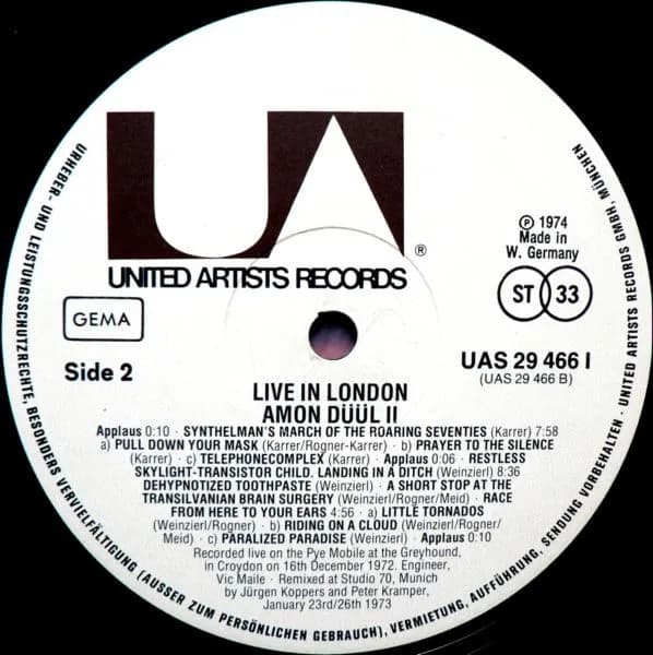 Amon Düül II — Live In London