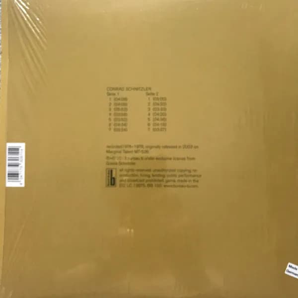 Conrad Schnitzler — Gold