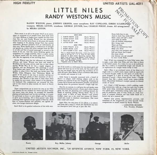 Randy Weston — Little Niles