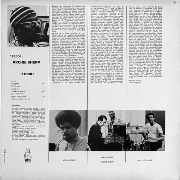 Archie Shepp — Yasmina, A Black Woman