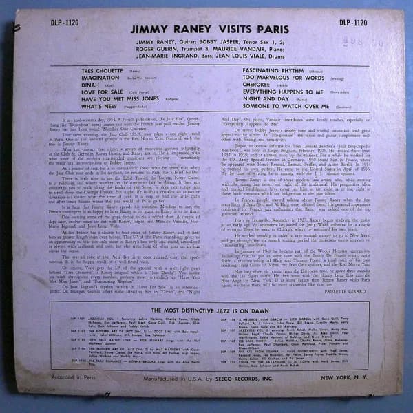 Jimmy Raney — Jimmy Raney Visits Paris