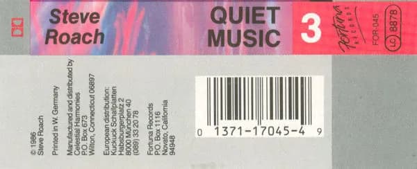 Steve Roach — Quiet Music 3