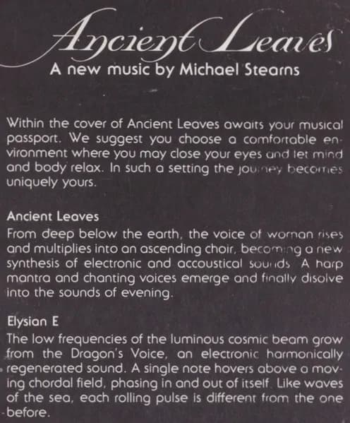 Michael Stearns — Ancient Leaves