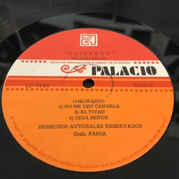 Willie Colón — Guisando/Doing A Job