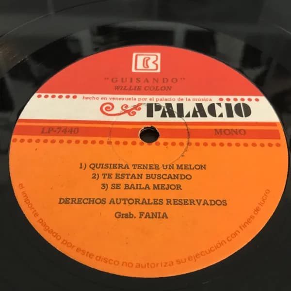 Willie Colón — Guisando/Doing A Job