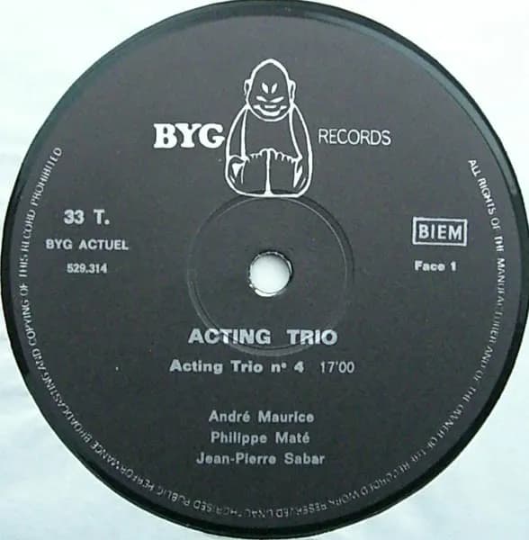 Acting Trio — Acting Trio