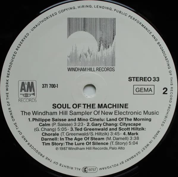 Various — Soul Of The Machine - The Windham Hill Sampler Of New Electronic Music