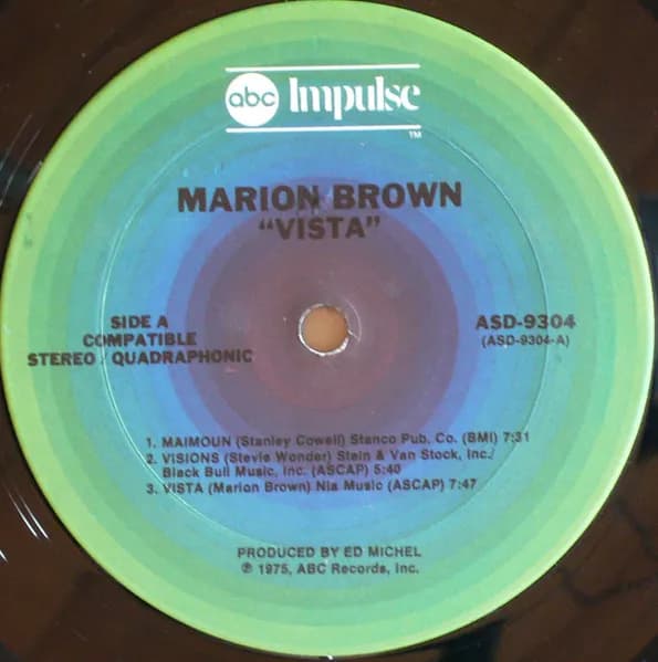 Marion Brown — Vista