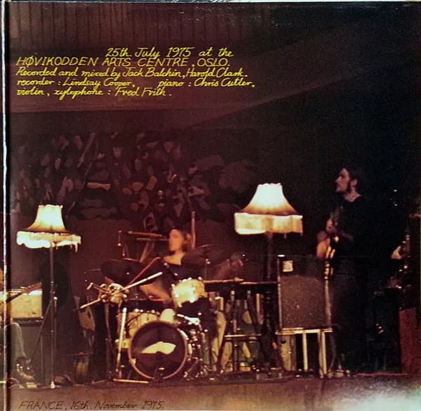 Henry Cow — Concerts