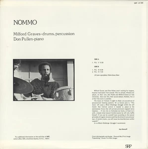 Milford Graves Featuring Don Pullen — Nommo