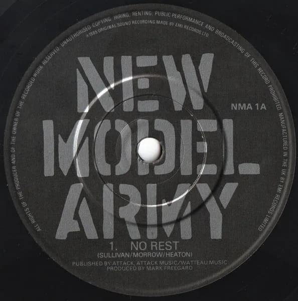 New Model Army — No Rest - Heroin
