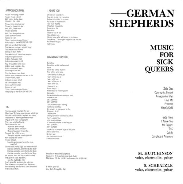 German Shepherds — Music For Sick Queers